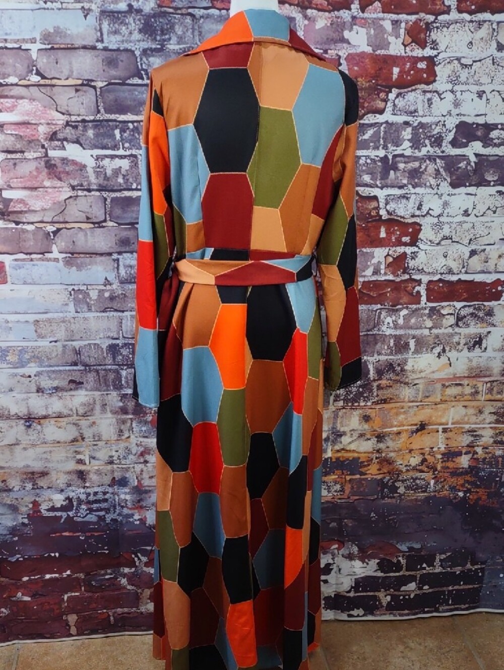 Ursime Double Breasted Long Trench Coat - Picture 3 of 8